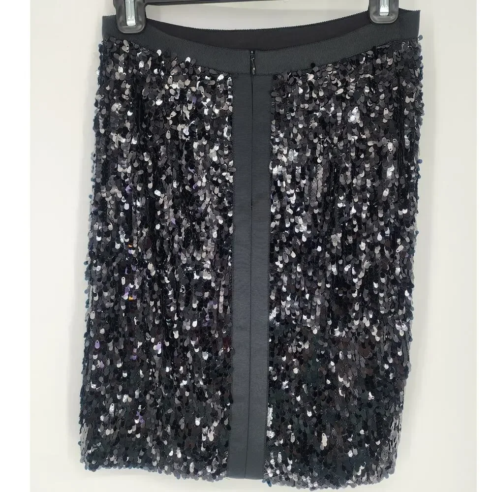 Vintage Teenflo Sequin Mini Skirt Black– Women’s 2